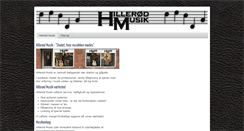 Desktop Screenshot of hillerodmusik.dk